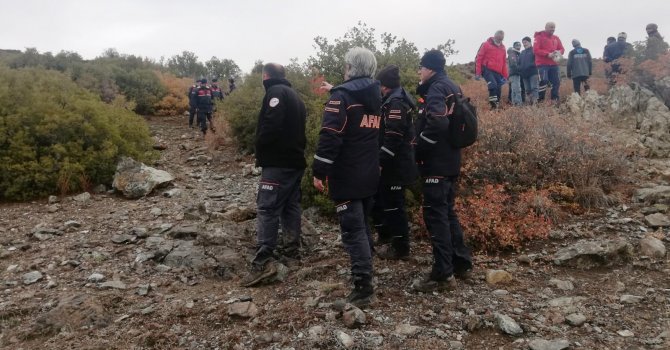 Kayıp avcının cansız bedeni drone ile bulundu