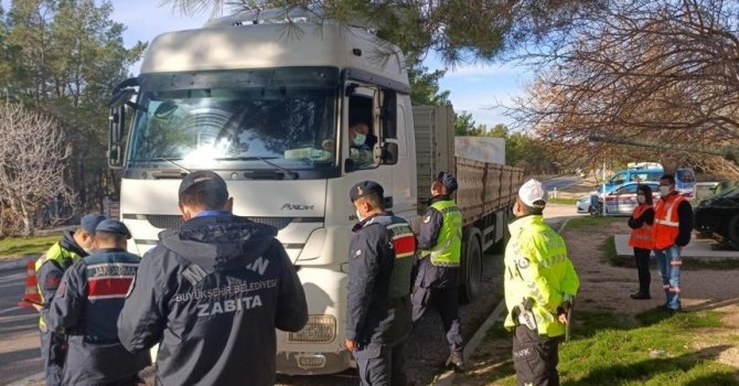 Mersin’de drone destekli trafik denetimi