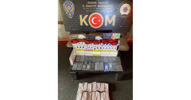 Adana’da 66 kaçak cep telefonu ele geçirildi