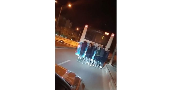 Antalya’da patenli gençlerin ‘mis gibi’ tehlikeli yolculuğu