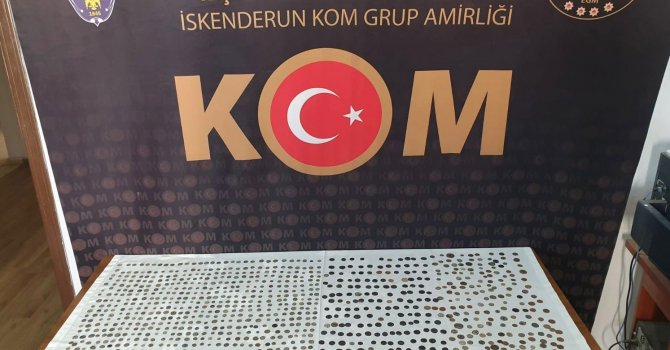 İskenderun’da tarihi eser kaçakçılığı operasyonu