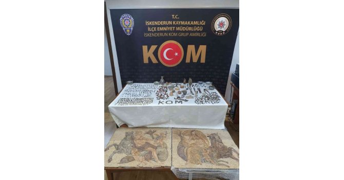 Reyhanlı’da tarihi eser kaçakçılığı