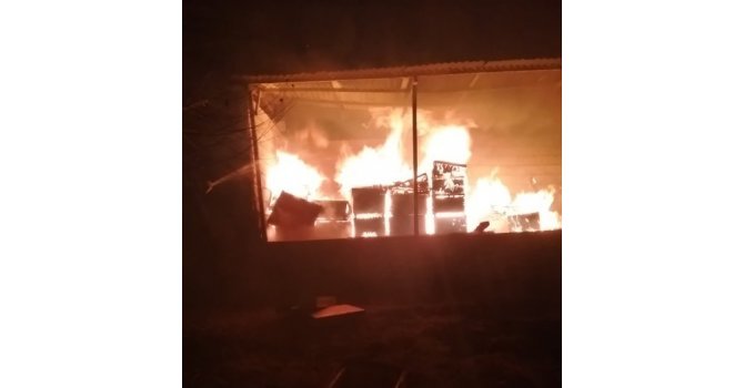 150 kovan yangında küle döndü