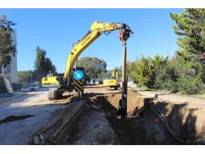 Manavgat Titreyengöl kanalizasyon hattı yenileniyor