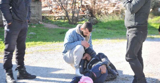 Sokakta yürürken motosikletli kişilerin saldırısına uğradı