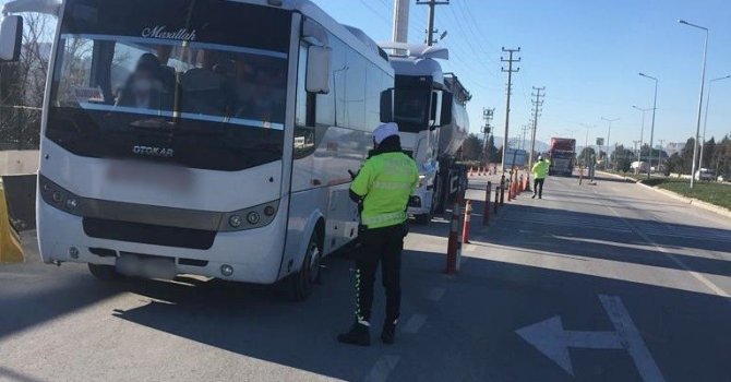 Burdur’da 148 araç sürücüsüne ceza işlemi uygulandı