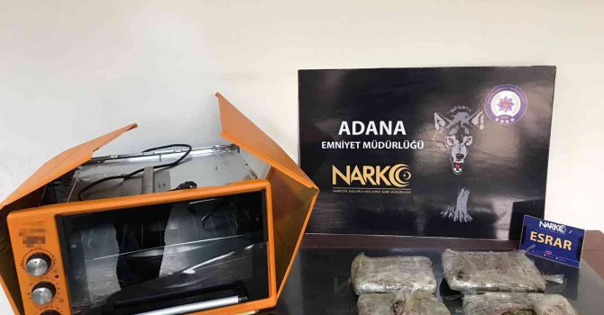 Elektrikli fırında uyuşturucu sevkiyatı