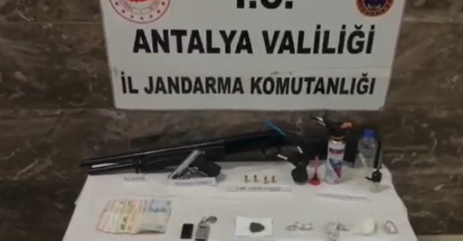 Alanya’da uyuşturucu tacirine operasyon