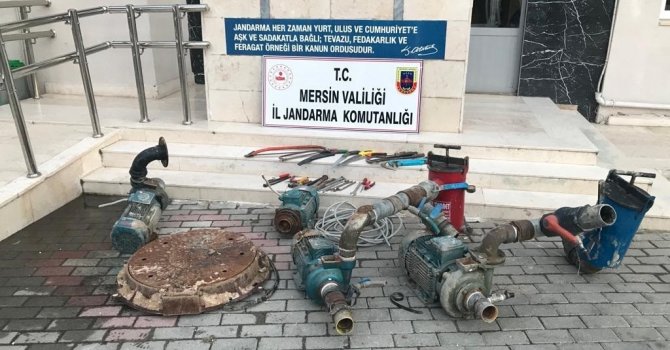 Dinamo hırsızları jandarmanın titiz çalışması sonucu yakalandı