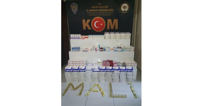 Hatay’da faturasız ilaç ele geçirildi