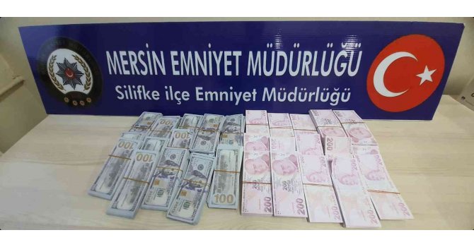 Mersin’de 3.5 milyon liralık sahte dolar ve Türk Lirası ele geçirildi