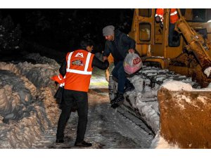 Kardan dolayı 4 gündür maden ocağında mahsur kalan madenci kurtarıldı