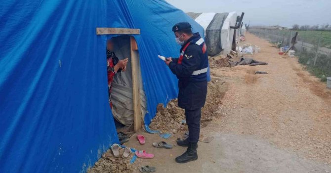 Jandarmadan düzensiz göçe yönelik huzur uygulaması