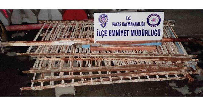 Sağlık ocağının korkuluklarını çalan şüpheliler yakalandı