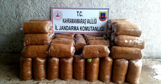Kahramanmaraş’ta 210 kilogram kaçak tütün ele geçirildi