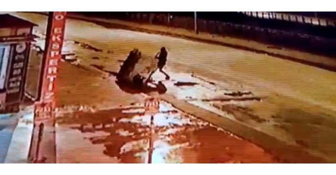 Çöp konteyner hırsızlığı kamerada