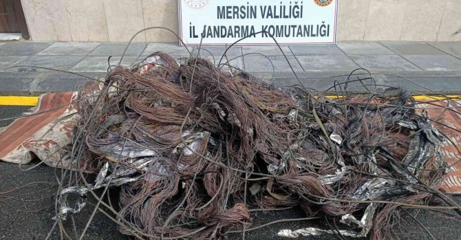 Kablo hırsızları tutuklandı