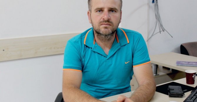 Elektrik çarpması sonucu yüksekten düşen SDÜ işçisi ağır yaralandı