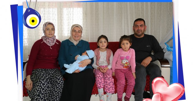 ÜMMÜ ŞAHİN ŞUBAT AYINDA 21 AİLEYİ ZİYARET ET