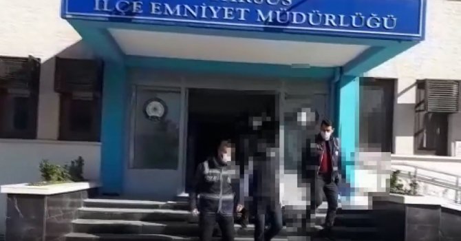 Telefon gaspçıları yakalandı