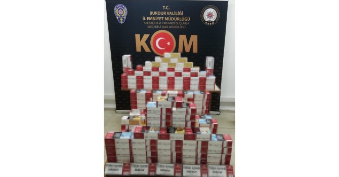 Kargoyla gönderilen 29 bin makaron ele geçirildi