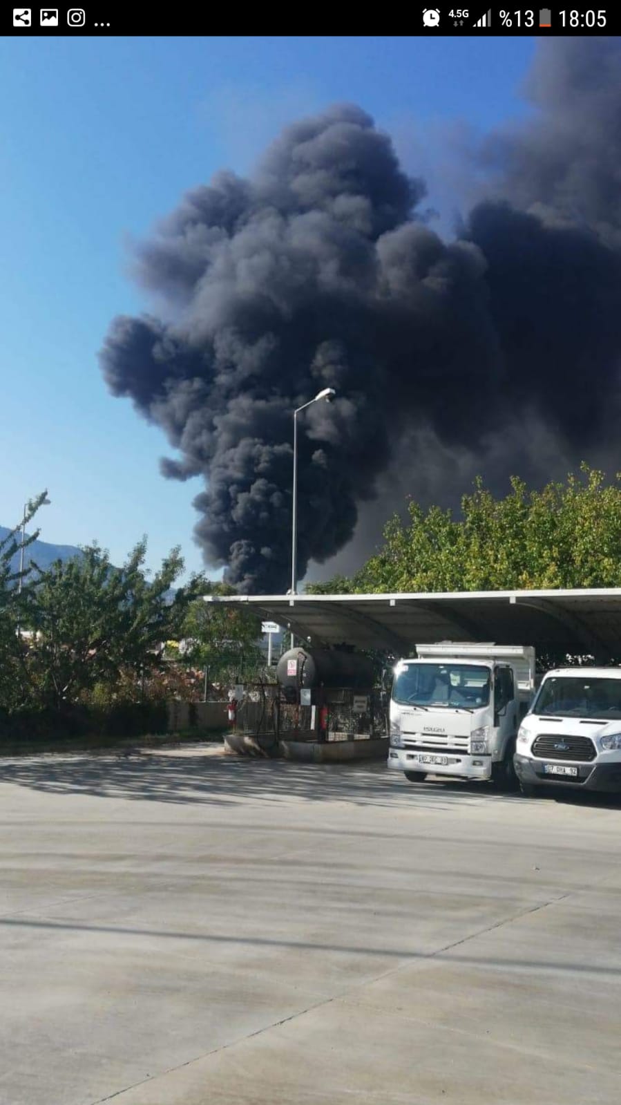 Organize Sanayide Yine Fabrika Yangını