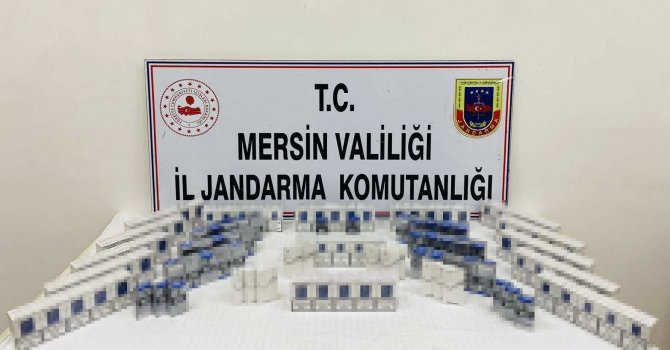 Mersin’de 300 paket kaçak sigara ele geçirildi