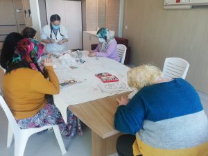 Hastalardan el işi sergisi