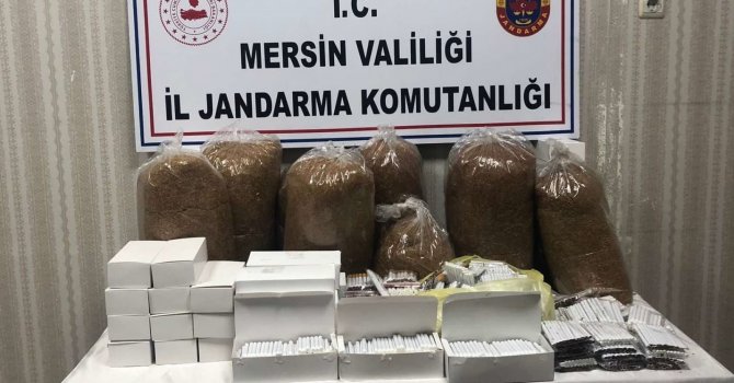 Mersin’de kaçak sigara satışı yapan 2 şüpheli gözaltına alındı