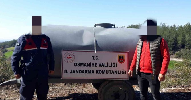 Çalınan su tankeri bulunup sahibine teslim edildi