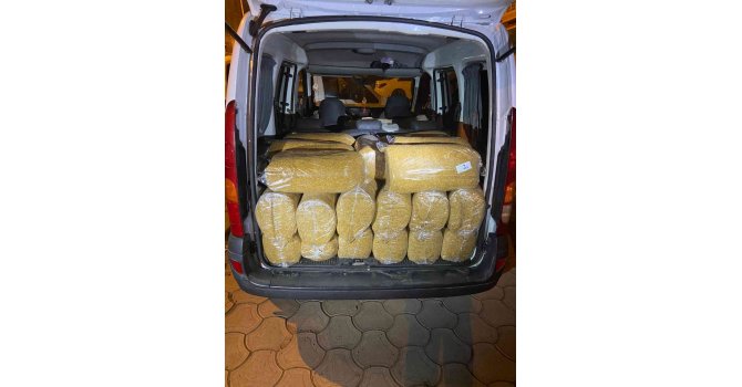 Hatay’da 288 kilo kaçak tütün ele geçirildi