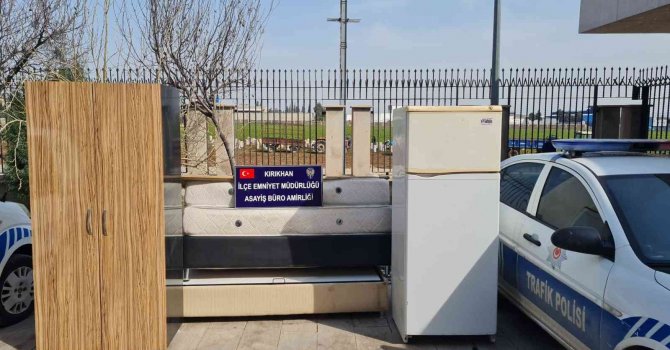 Kırıkhan Spor Tesislerinden çalınan eşyalar bulundu