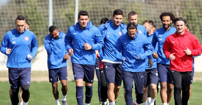 Antalyaspor  taktik çalıştı