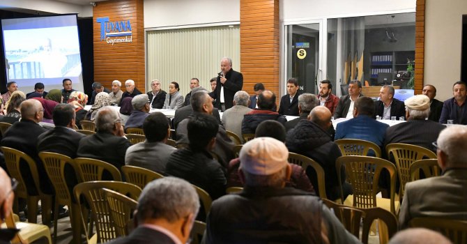 ŞAHİN, “OYLARINIZI HİZMETTEN YANA KULLANIN”