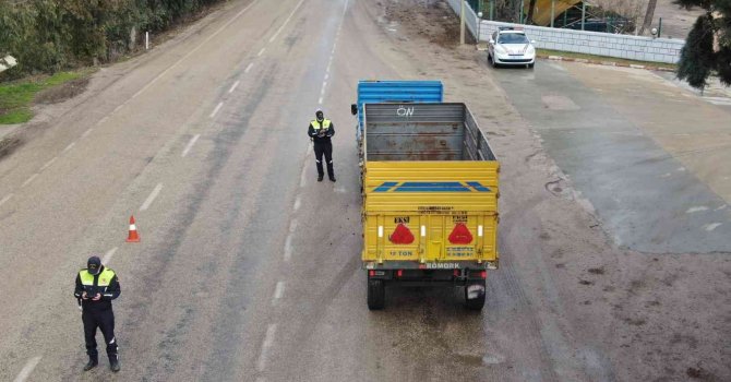 Adana’da 257 araç trafikten men edildi