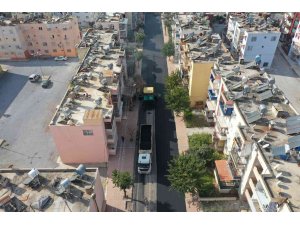 Büyükşehir Belediyesi, Akbelen’de üç caddeyi yeniledi