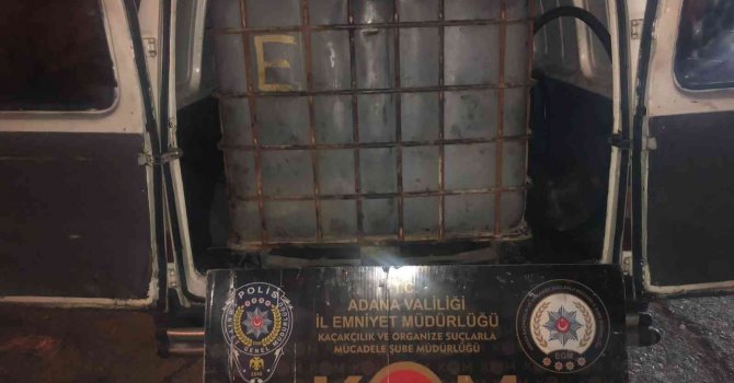 Adana’da 6 bin litre kaçak akaryakıt ele geçirildi