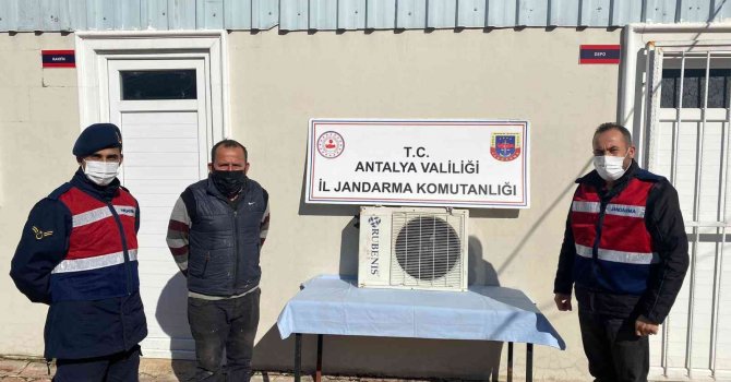 Çalınan klima motoru bulunarak sahibine teslim edildi