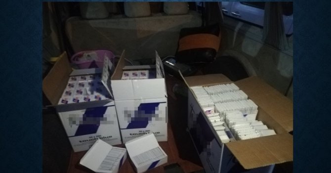 Mersin’de 30 bin adet makaron ele geçirildi