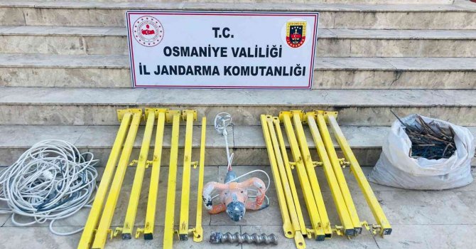 Osmaniye’de inşaat malzemesi çalan şüpheli yakalandı