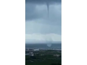 Hatay’da denizde hortum oluştu