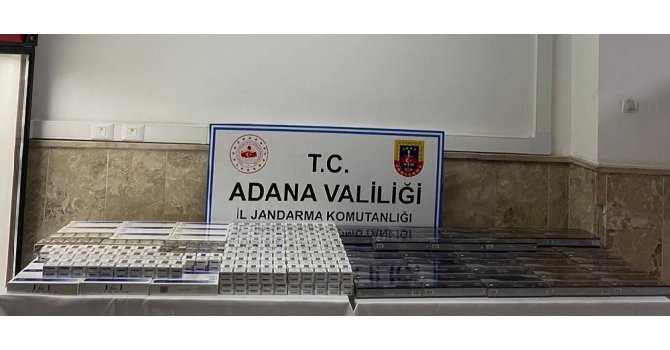 Adana’da sigara ve tütün kaçakçılığı operasyonu