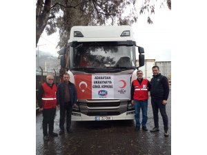 Adana’dan Ukrayna’ya ilk yardım tırı yola çıktı