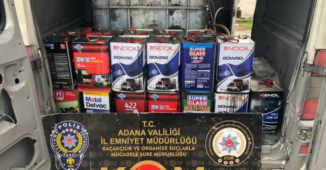 Adana’da 3 bin 700 litre kaçak akaryakıt ele geçirildi