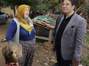 Genç, Çığlık mahallesinde yaşlı ve hastaları ziyaret etti