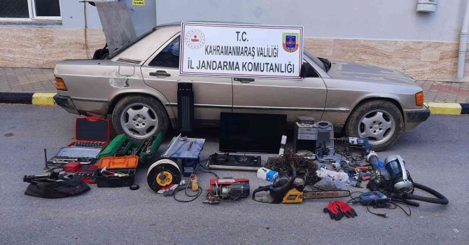 Kahramanmaraş’ta bağ evi hırsızlığına 1 gözaltı