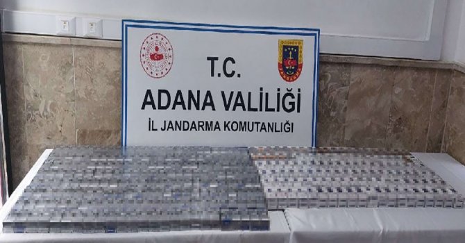 Adana’da 790 paket kaçak sigara ele geçirildi