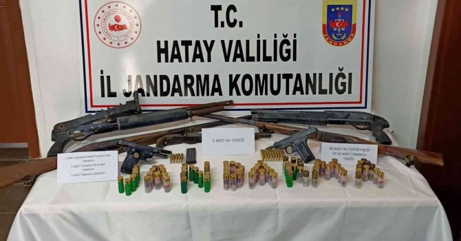 Hatay’da silah operasyonu