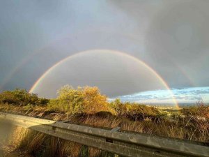Mersin’de çifte gökkuşağı