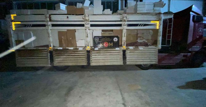 Milyonluk kaçak sigara operasyonu